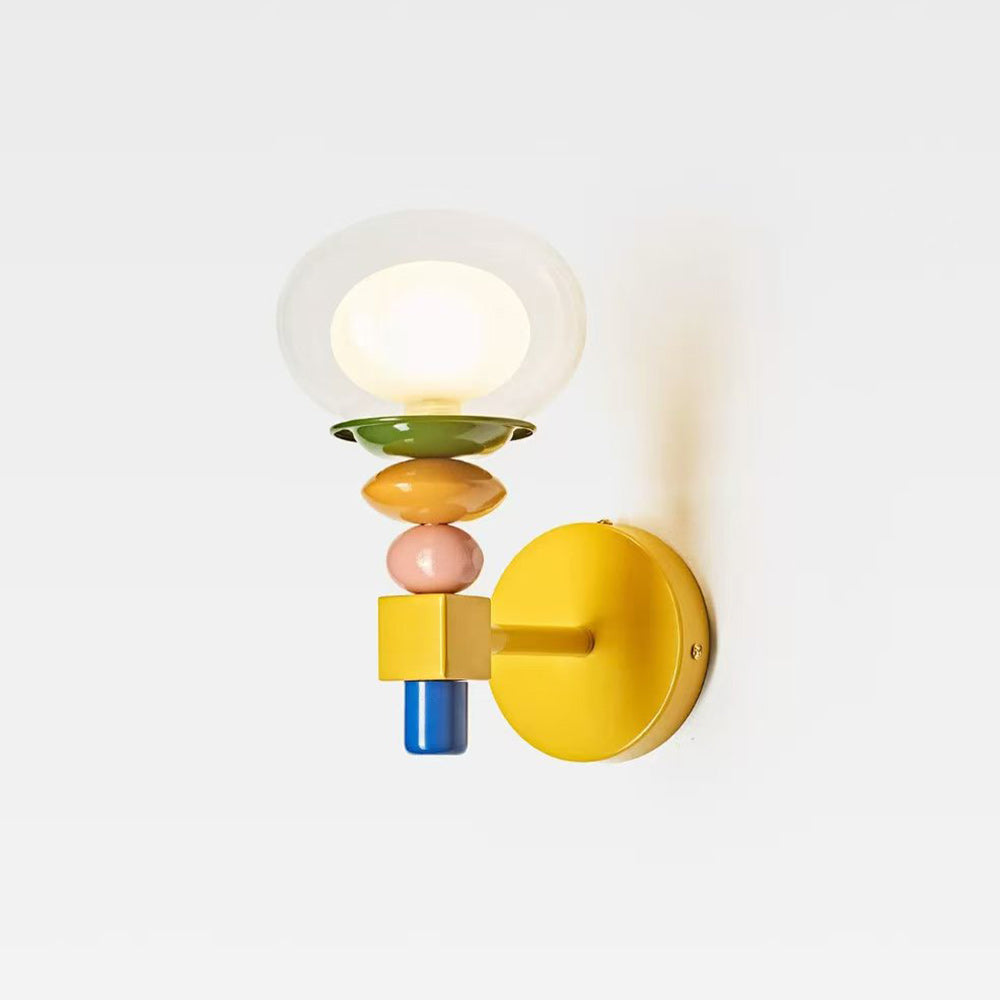 Langford Stacked Glass Wall Lamp