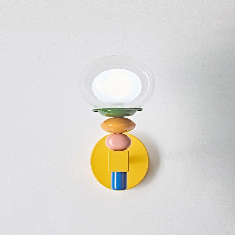 Langford Stacked Glass Wall Lamp