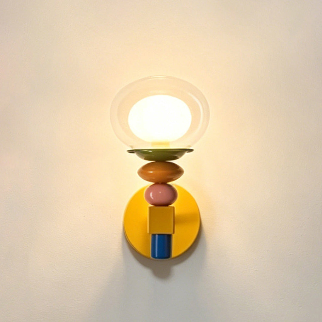 Langford Stacked Glass Wall Lamp