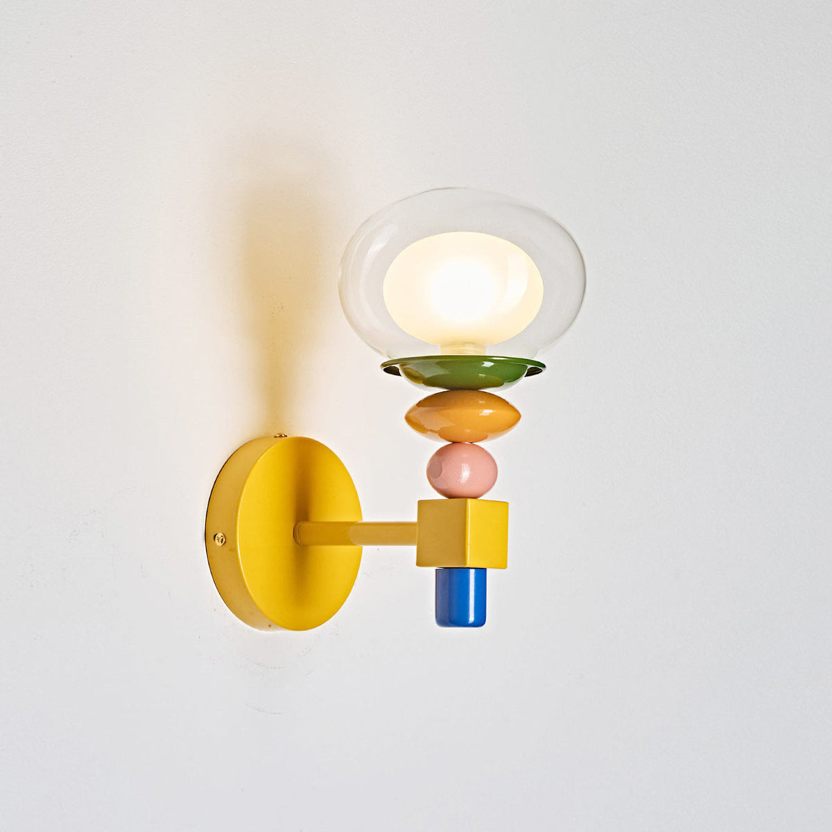 Langford Stacked Glass Wall Lamp