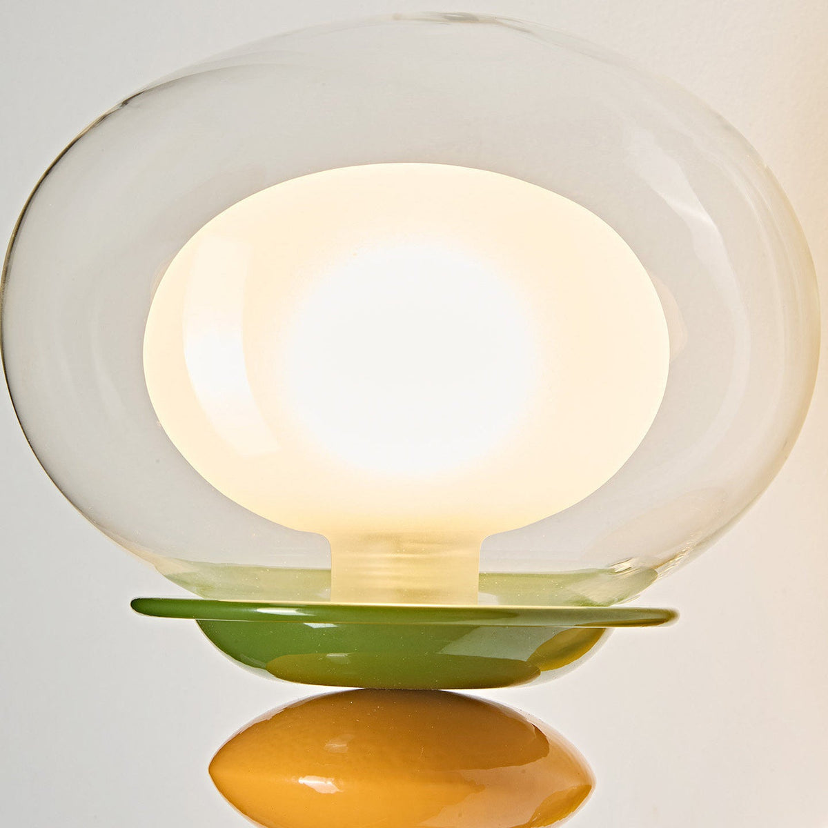 Langford Stacked Glass Wall Lamp
