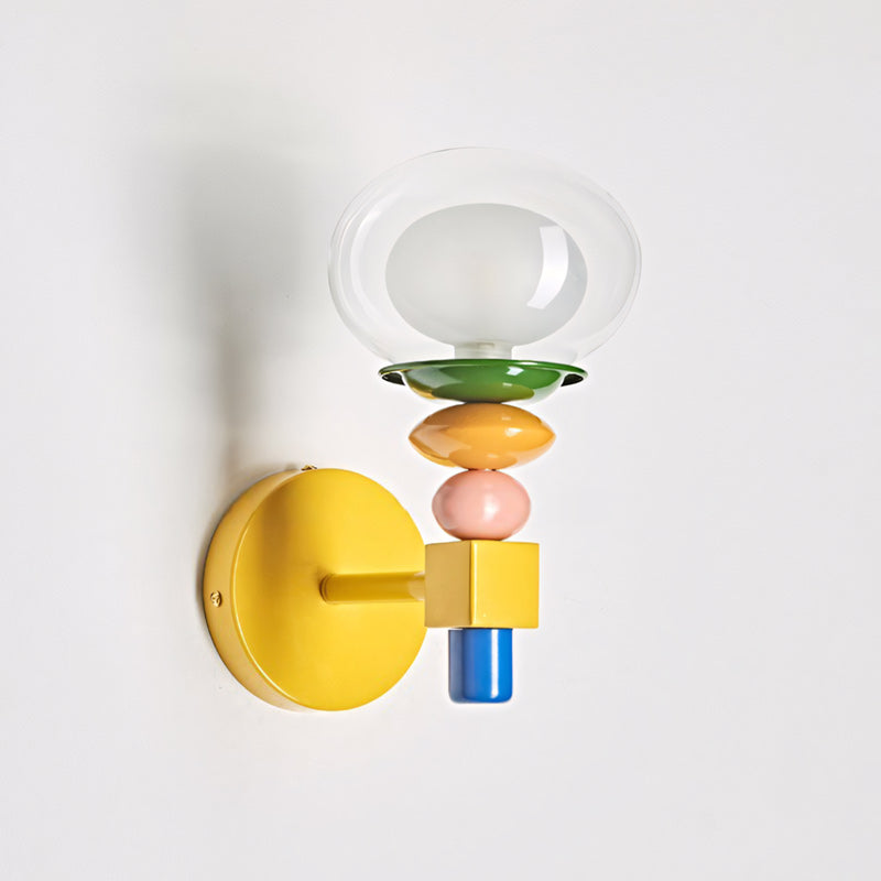 Langford Stacked Glass Wall Lamp