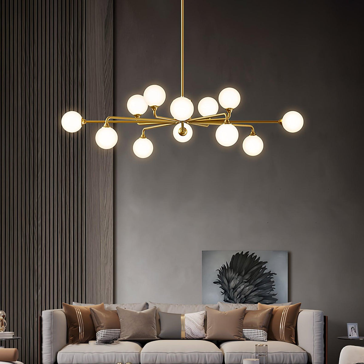 Nivor Modern Glass Chandelier