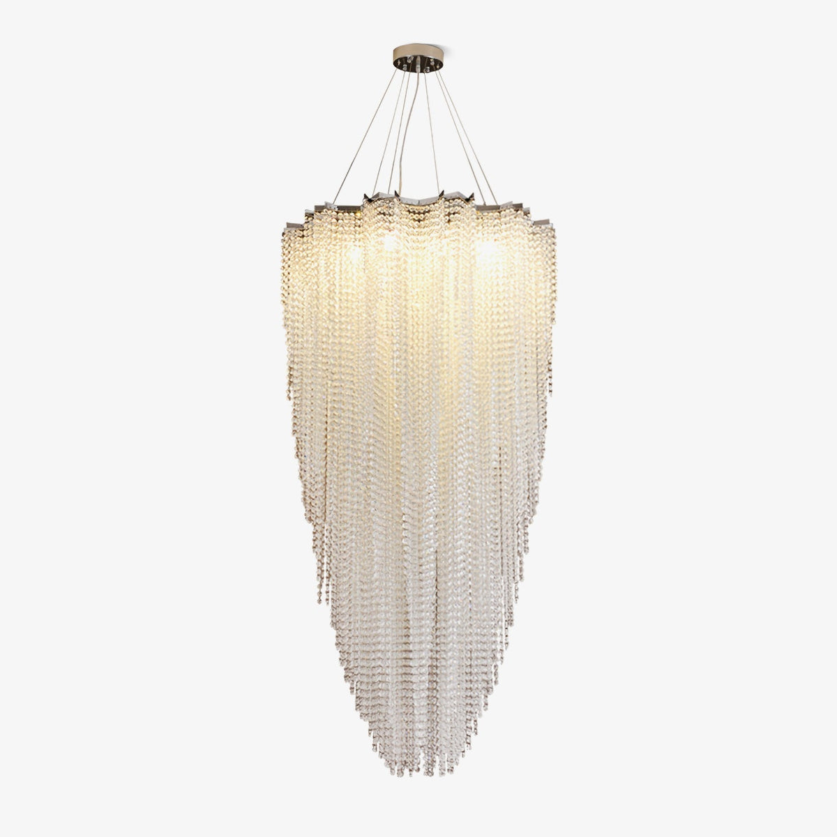 Zashayra Crystal Column Chandelier