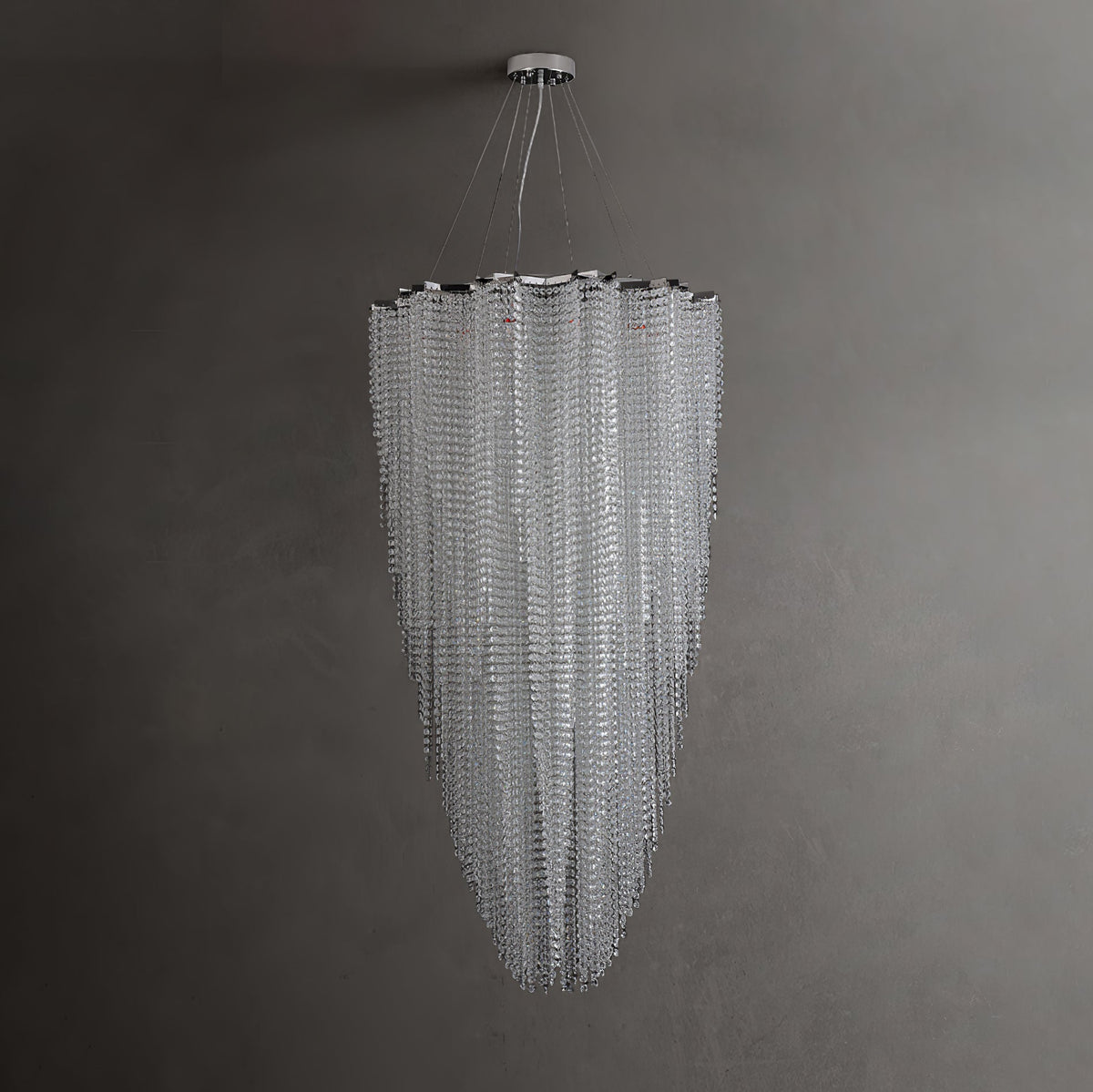 Zashayra Crystal Column Chandelier