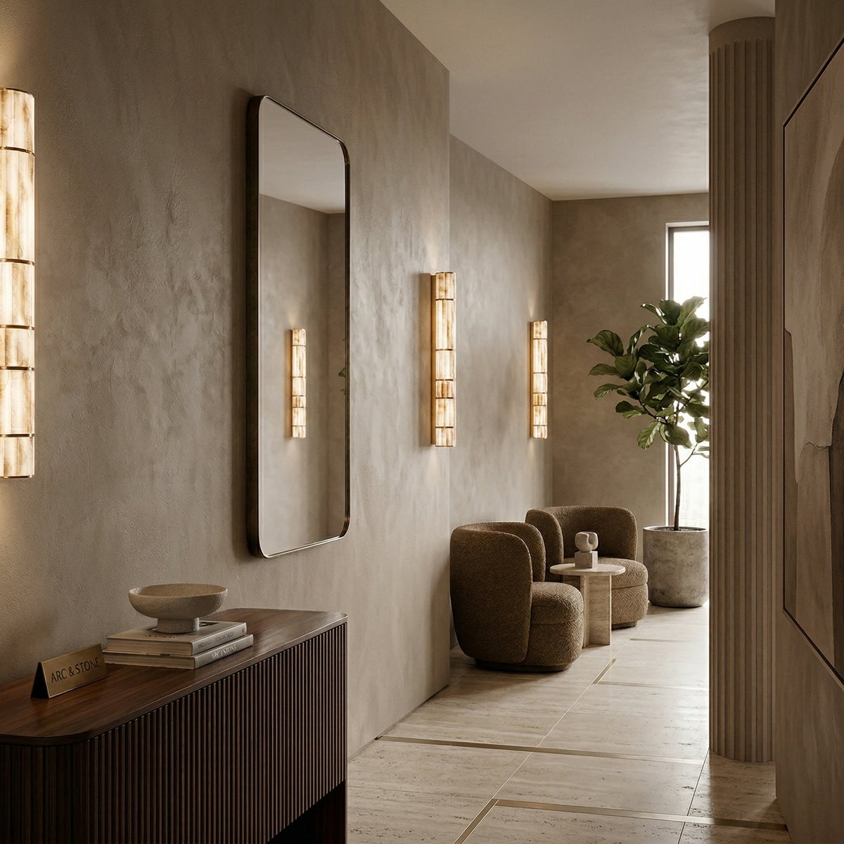 Eireielle Alabaster Wall Lamp