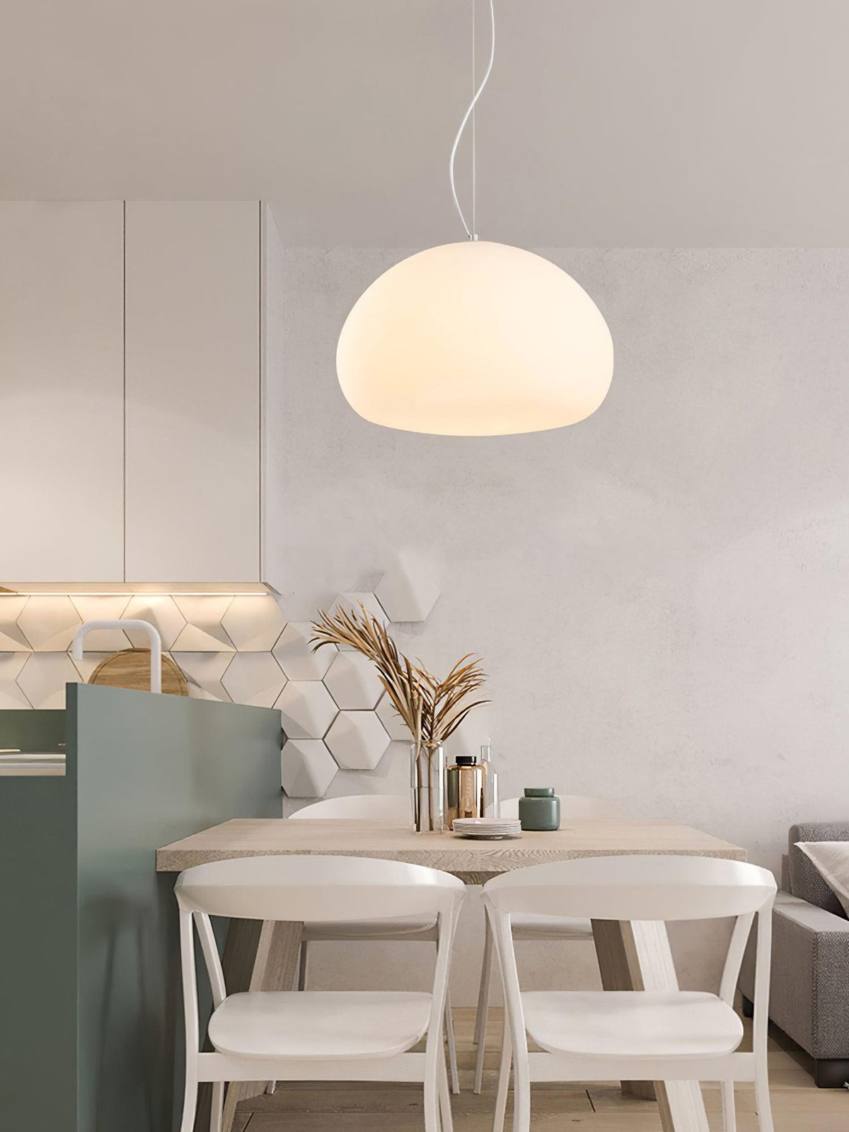 Zerina Glass cozy Pendant Light
