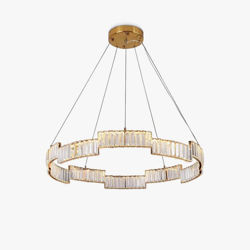 Luxinian Chandelier Crystal with Gold Frame