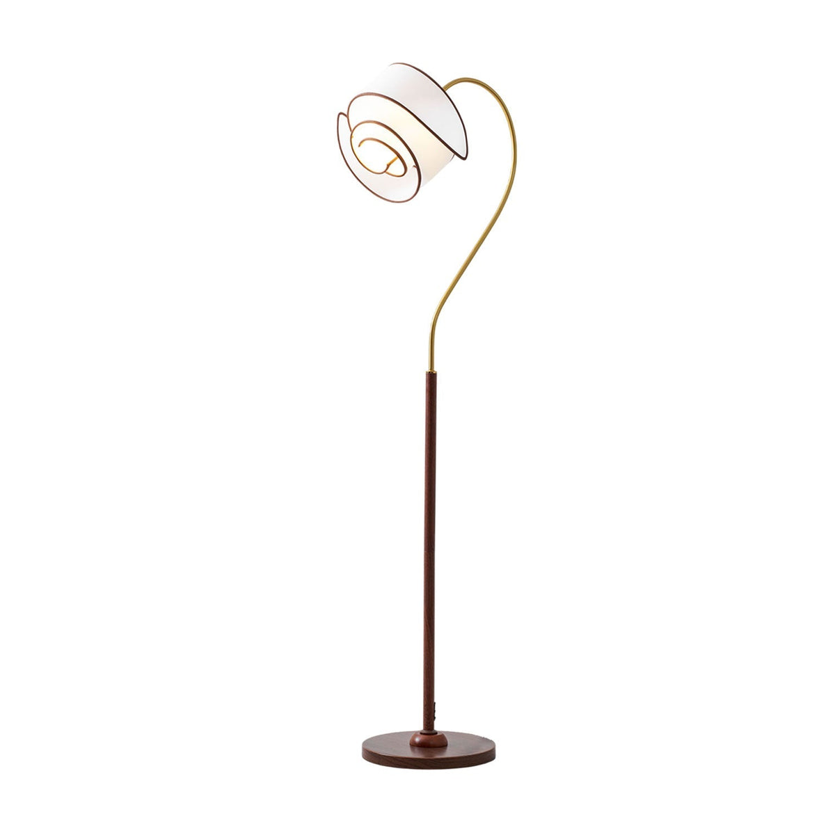 Hasol Curved Neck Floor Lamp