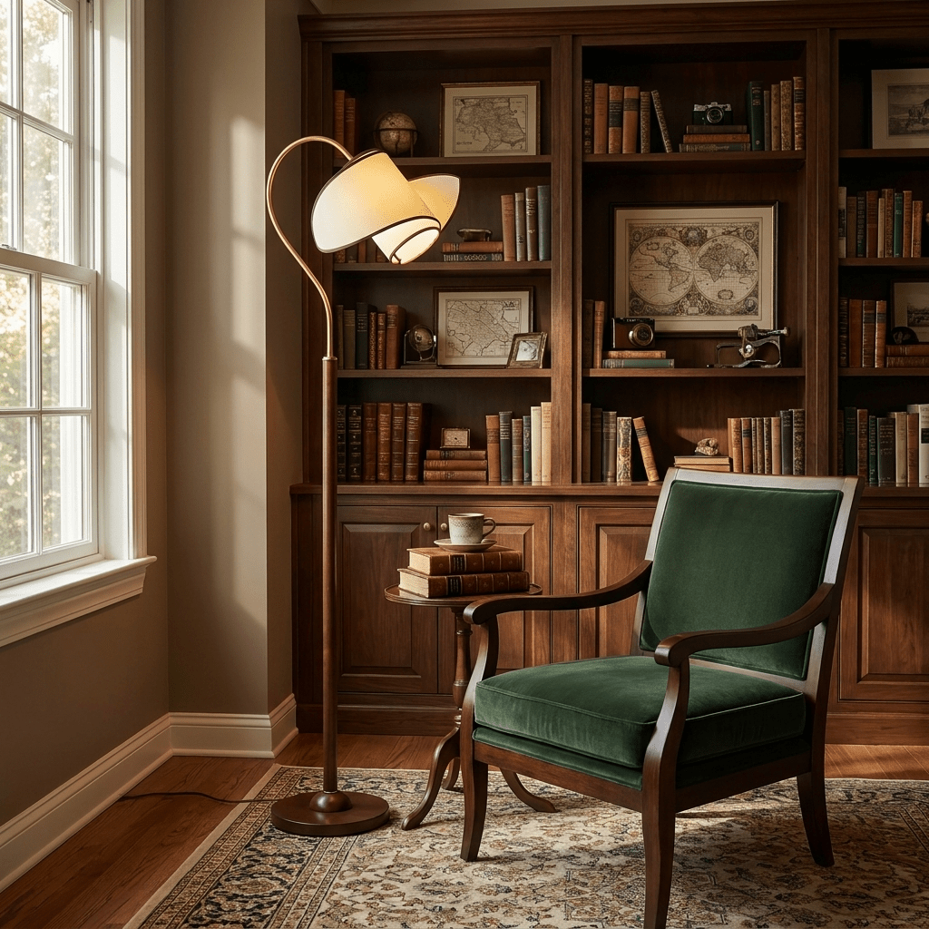 Hasol Curved Neck Floor Lamp