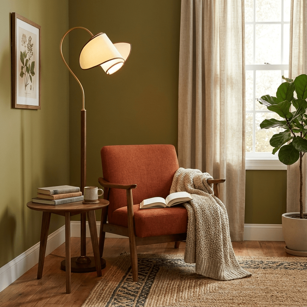 Hasol Curved Neck Floor Lamp