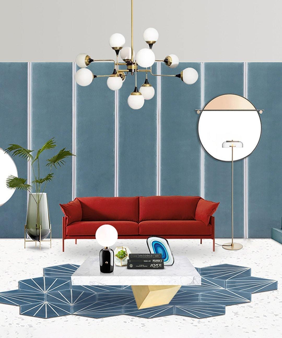 Wasgt Chandelier Stilnovo Brass Black Glass