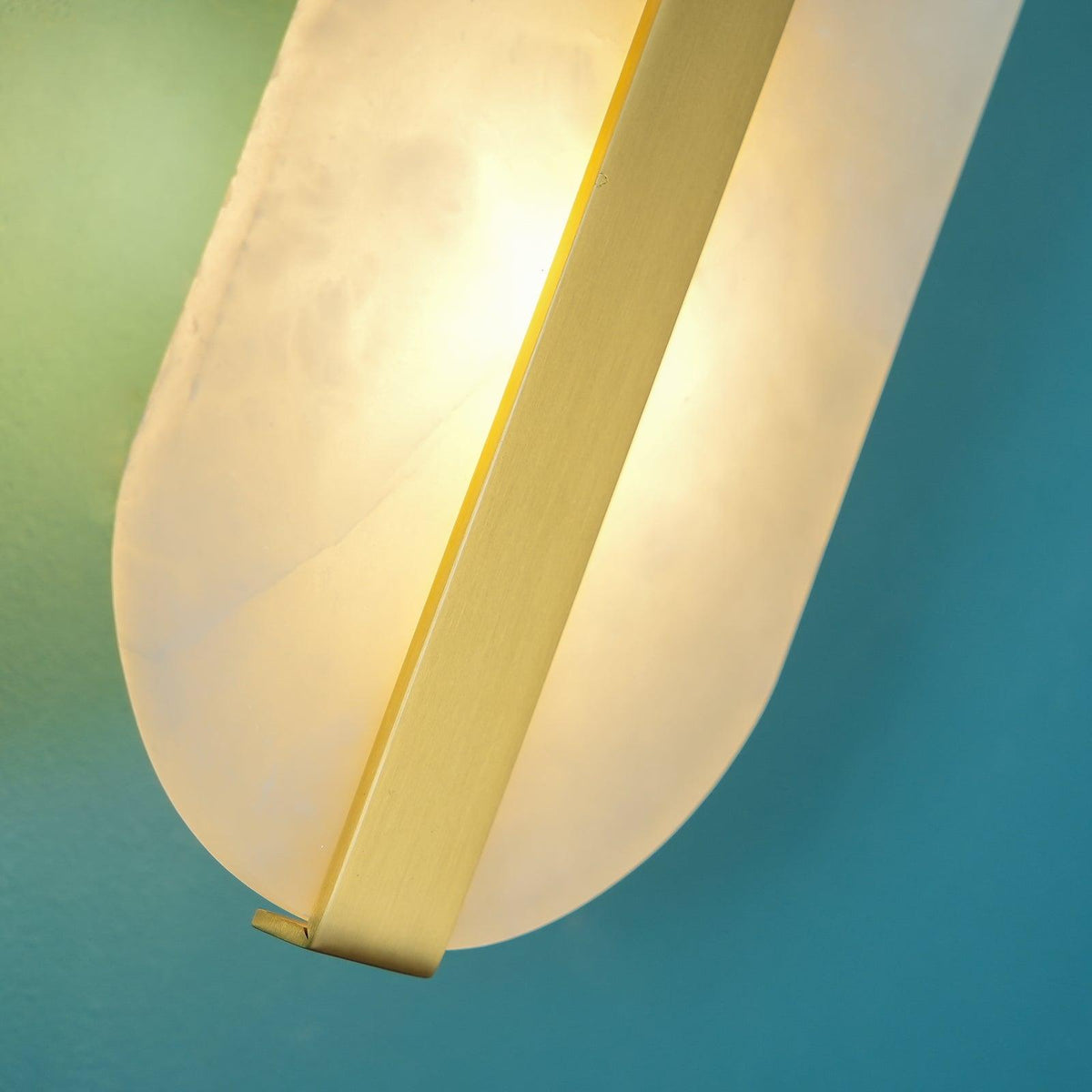 Hekel Long Ellipse Alabaster Indoor Wall Light