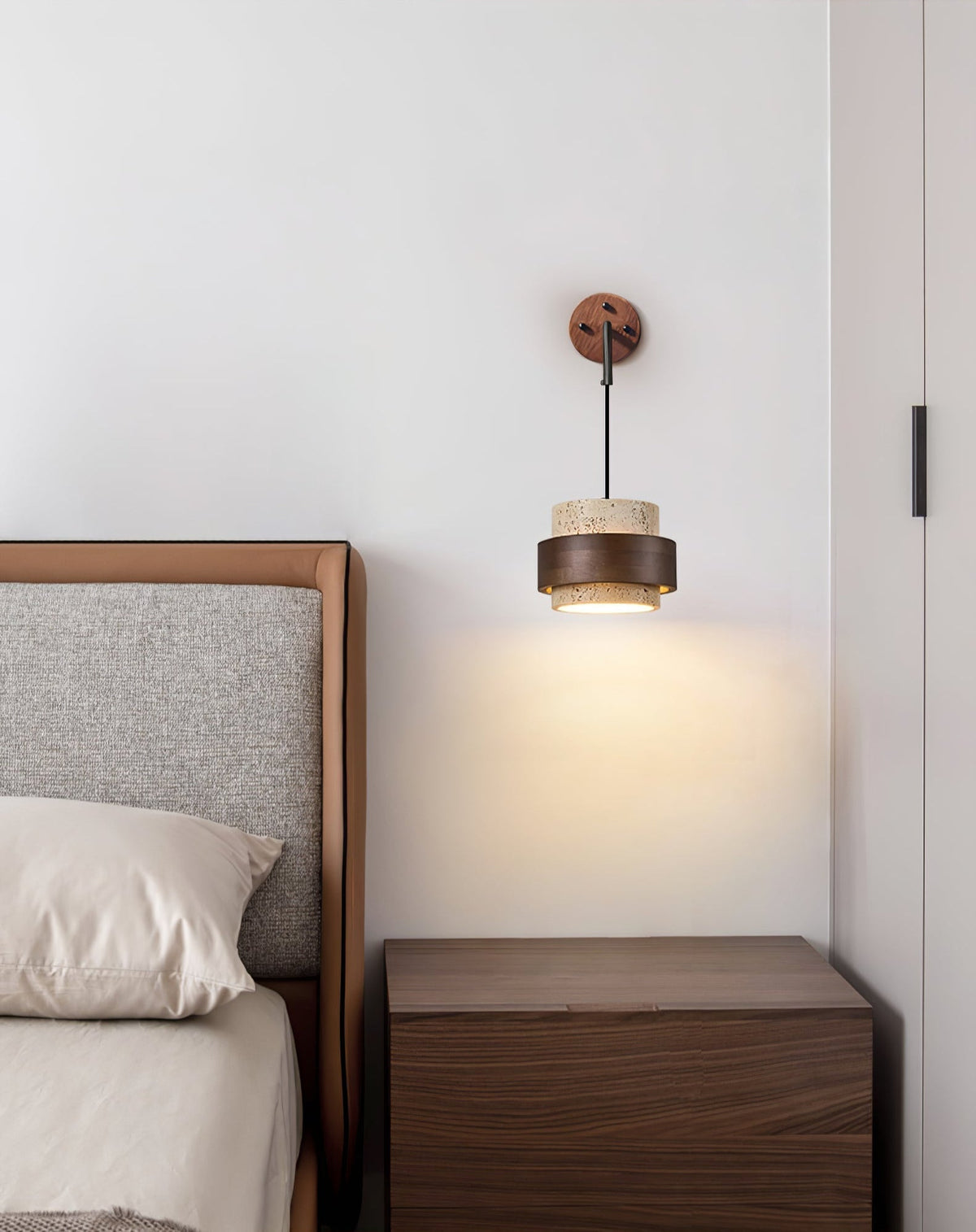Alva Travertine Wall Light