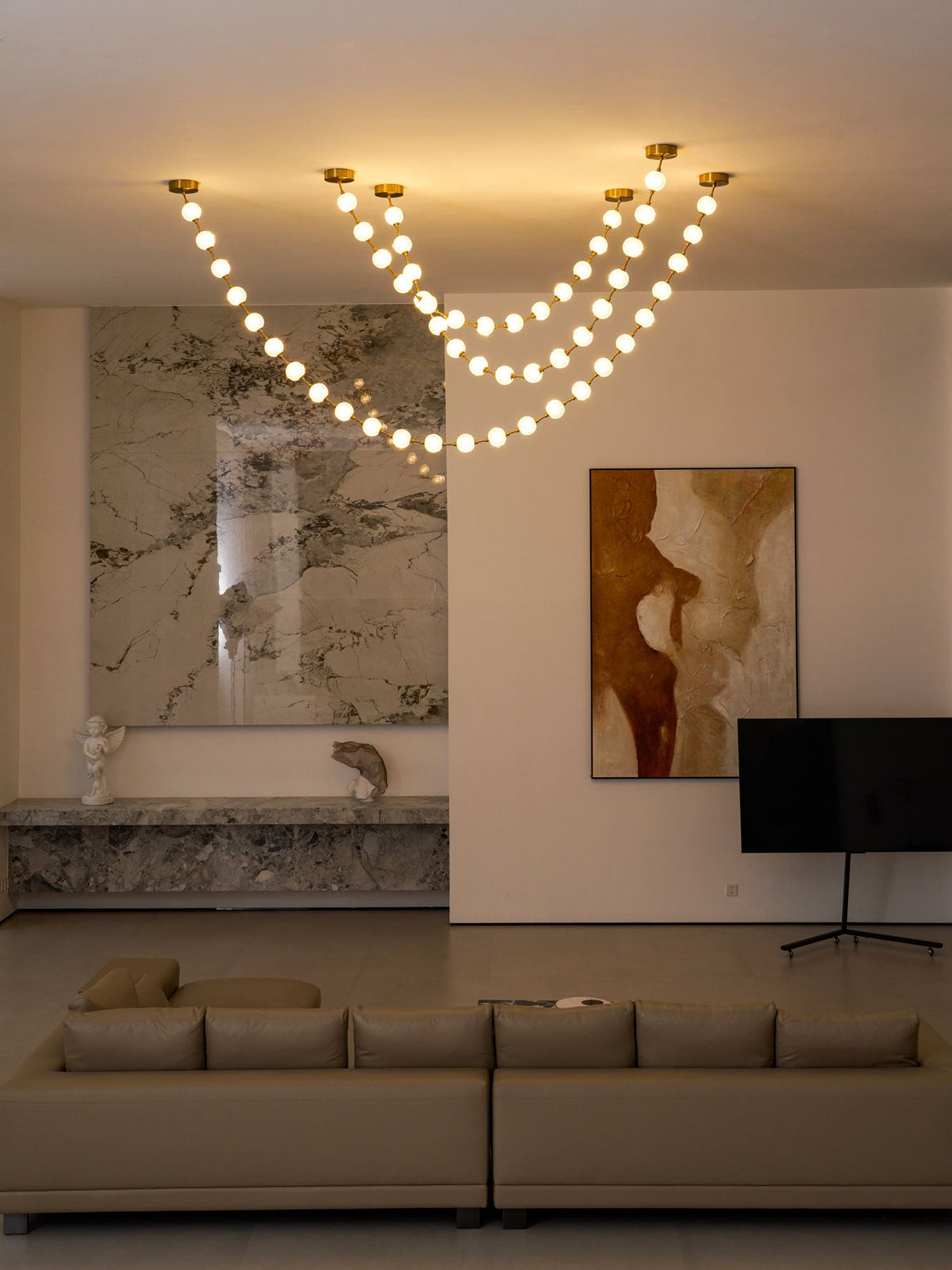 Esiena Strand Necklace Chandelier