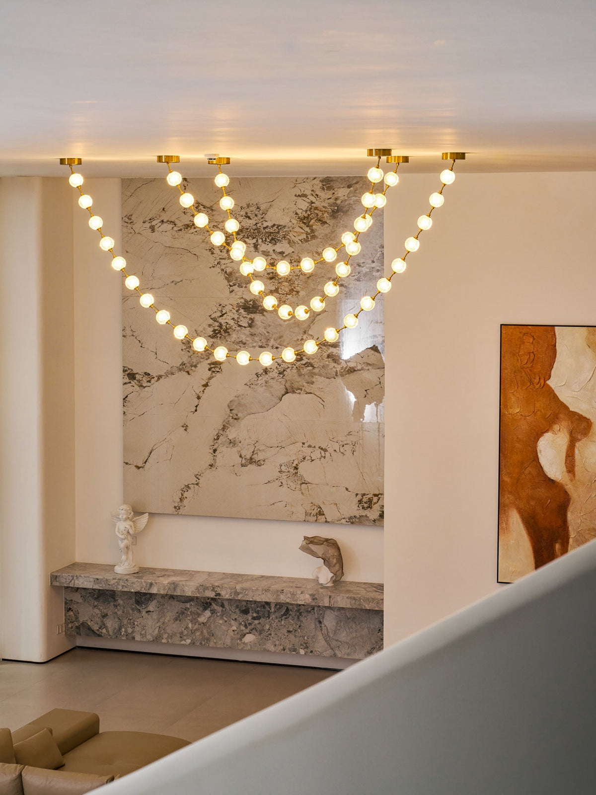 Esiena Strand Necklace Chandelier