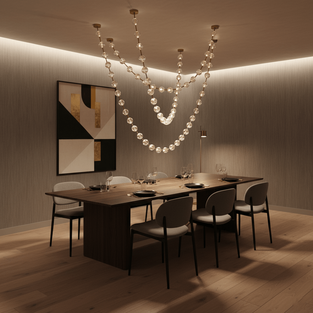 Esiena Strand Necklace Chandelier