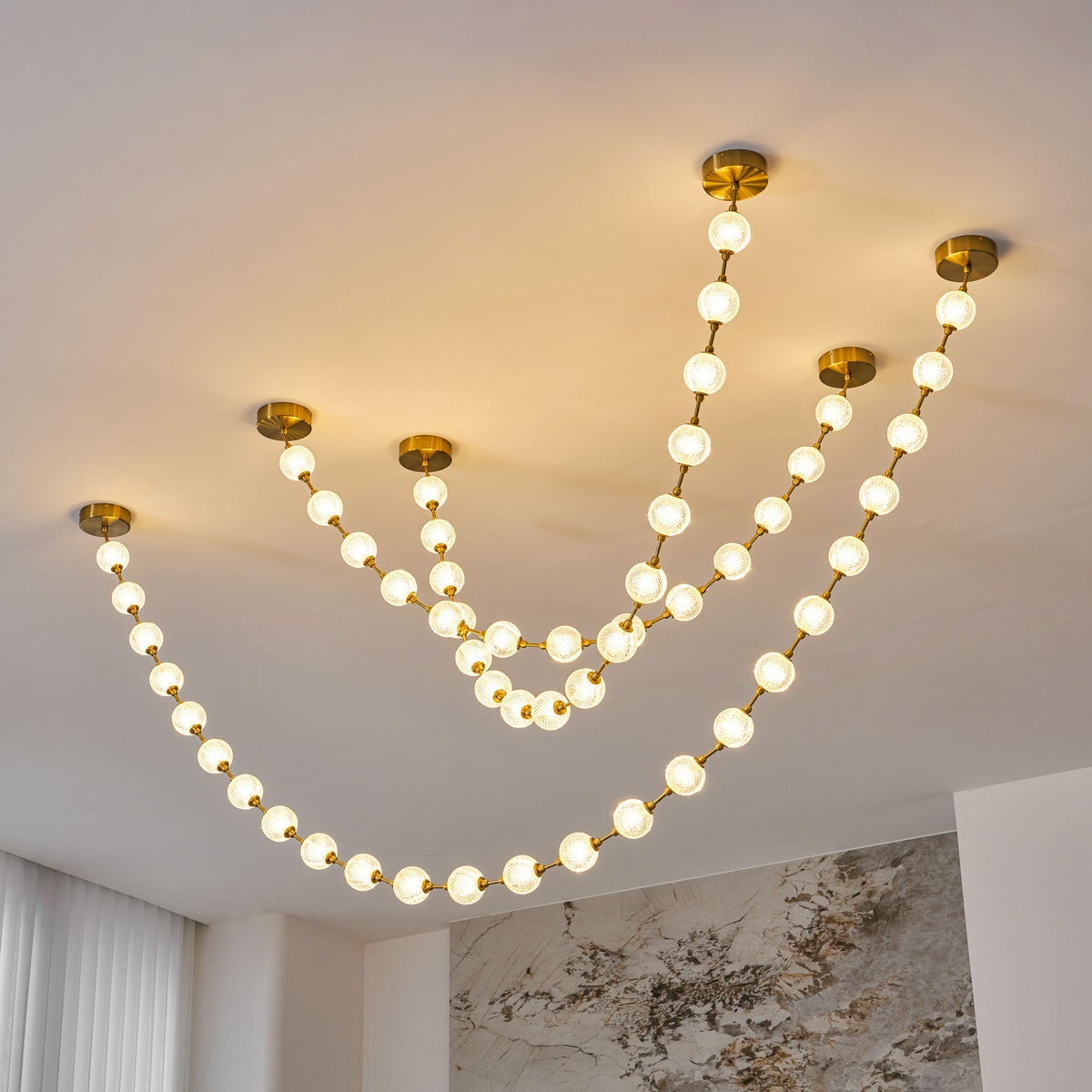 Esiena Strand Necklace Chandelier