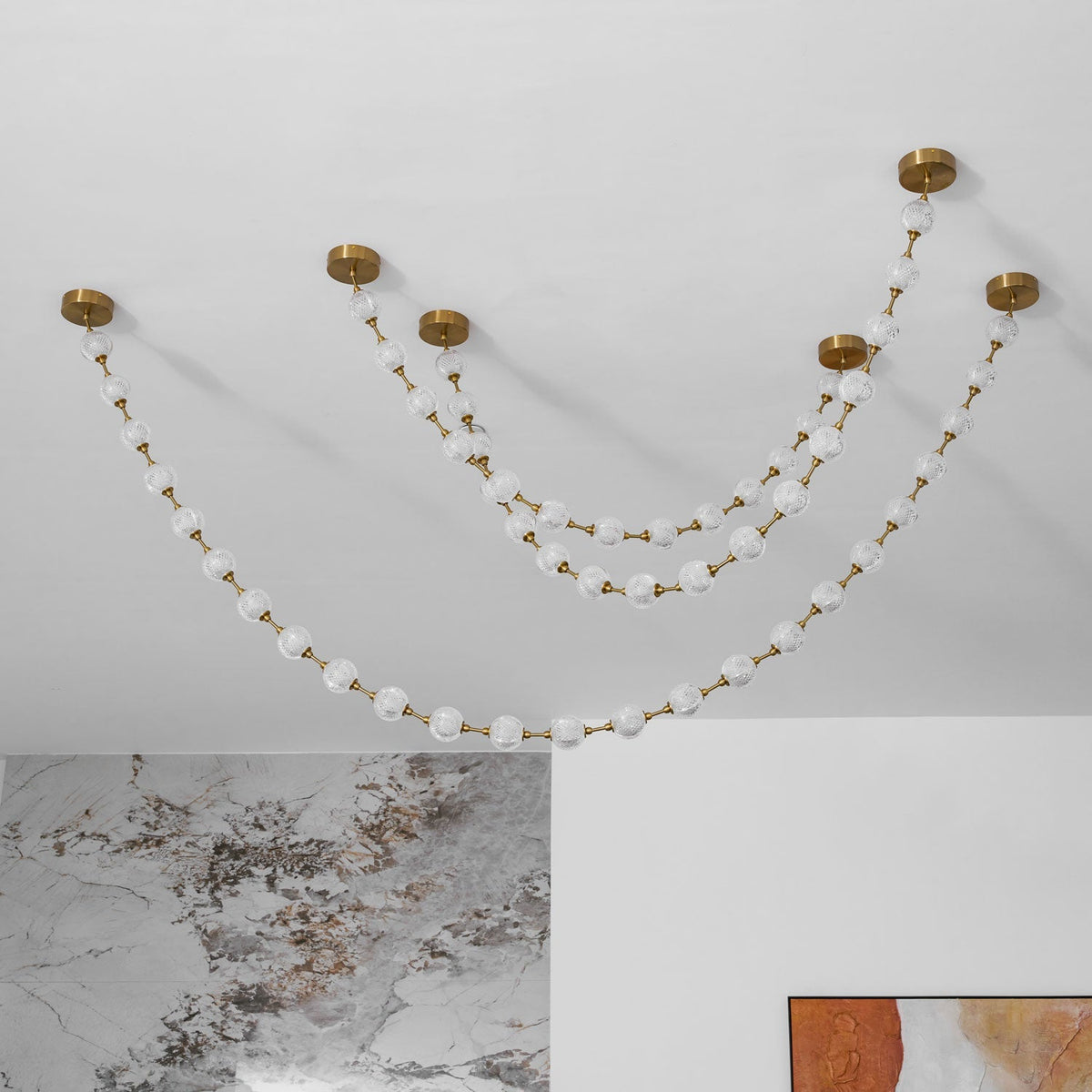 Esiena Strand Necklace Chandelier