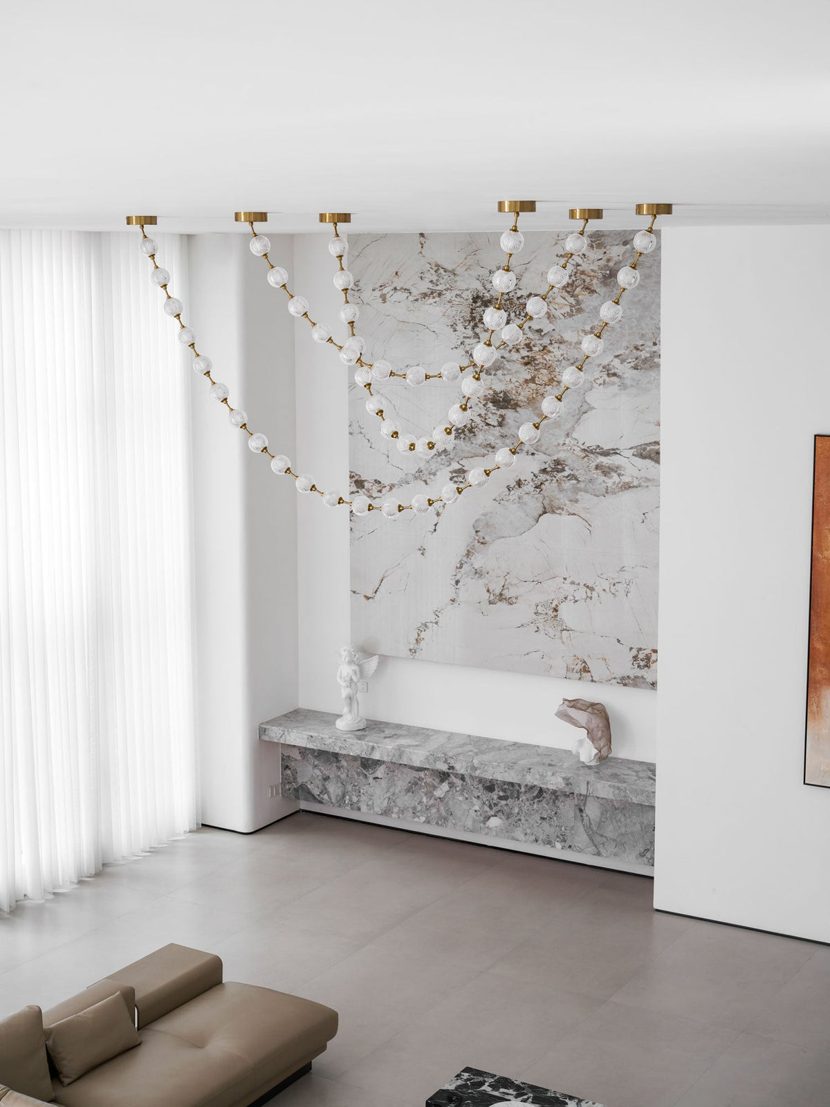 Esiena Strand Necklace Chandelier