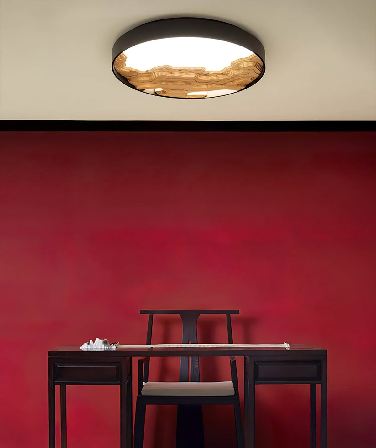 Rinaraine Ceiling Light Wood Oriental Natural