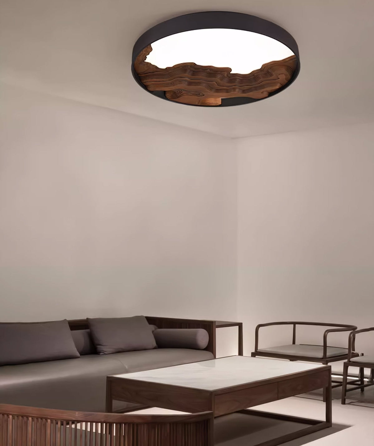 Rinaraine Ceiling Light Wood Oriental Natural