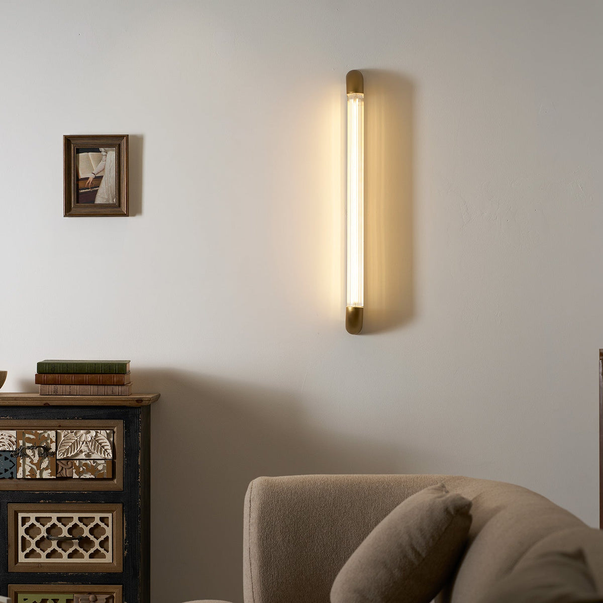 Dovewick Crystal Rod Wall Lamp