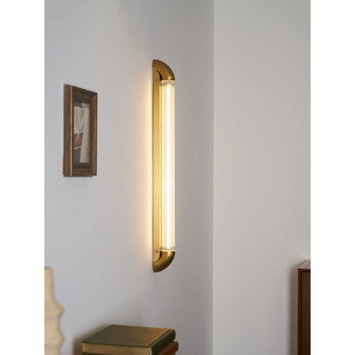 Dovewick Crystal Rod Wall Lamp