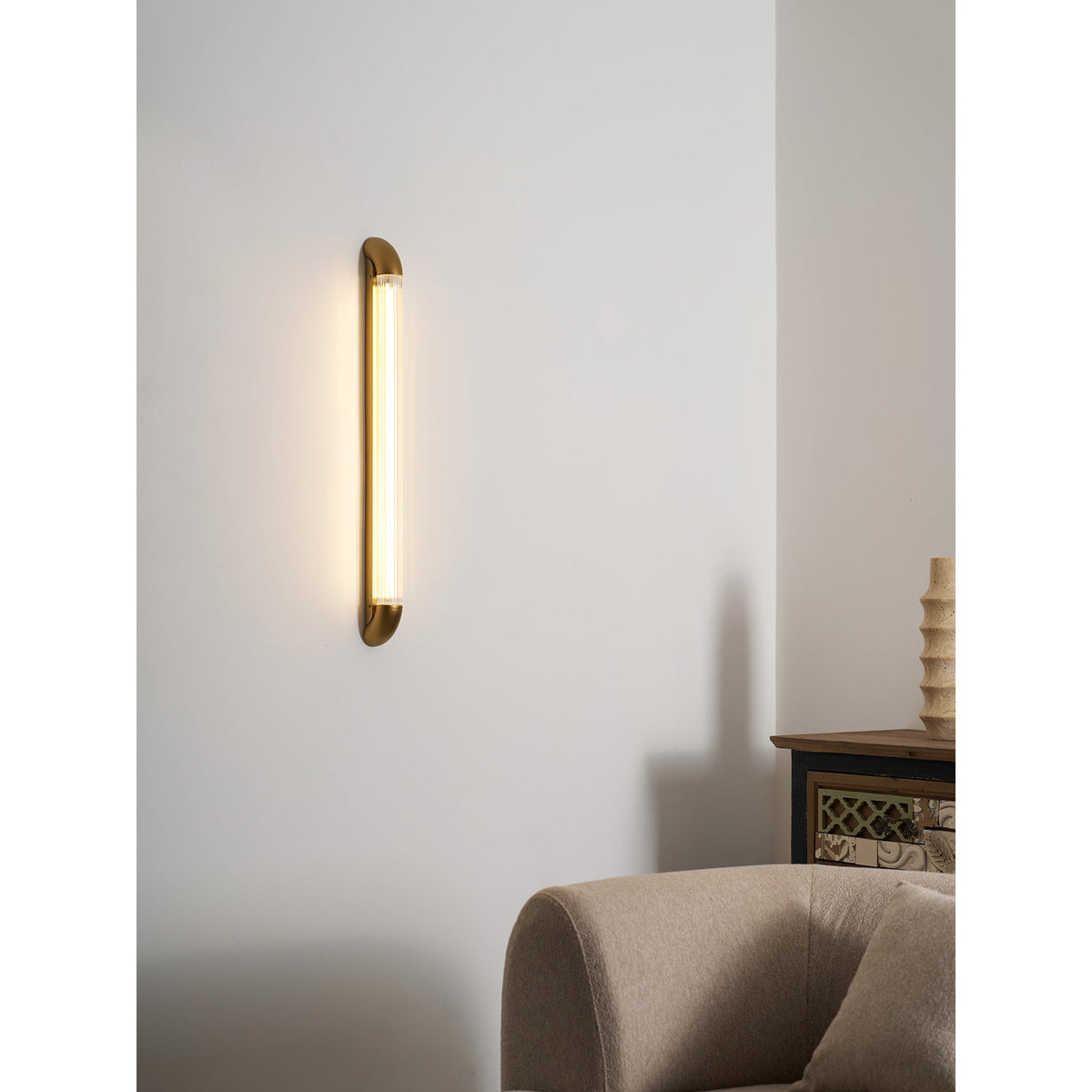 Dovewick Crystal Rod Wall Lamp
