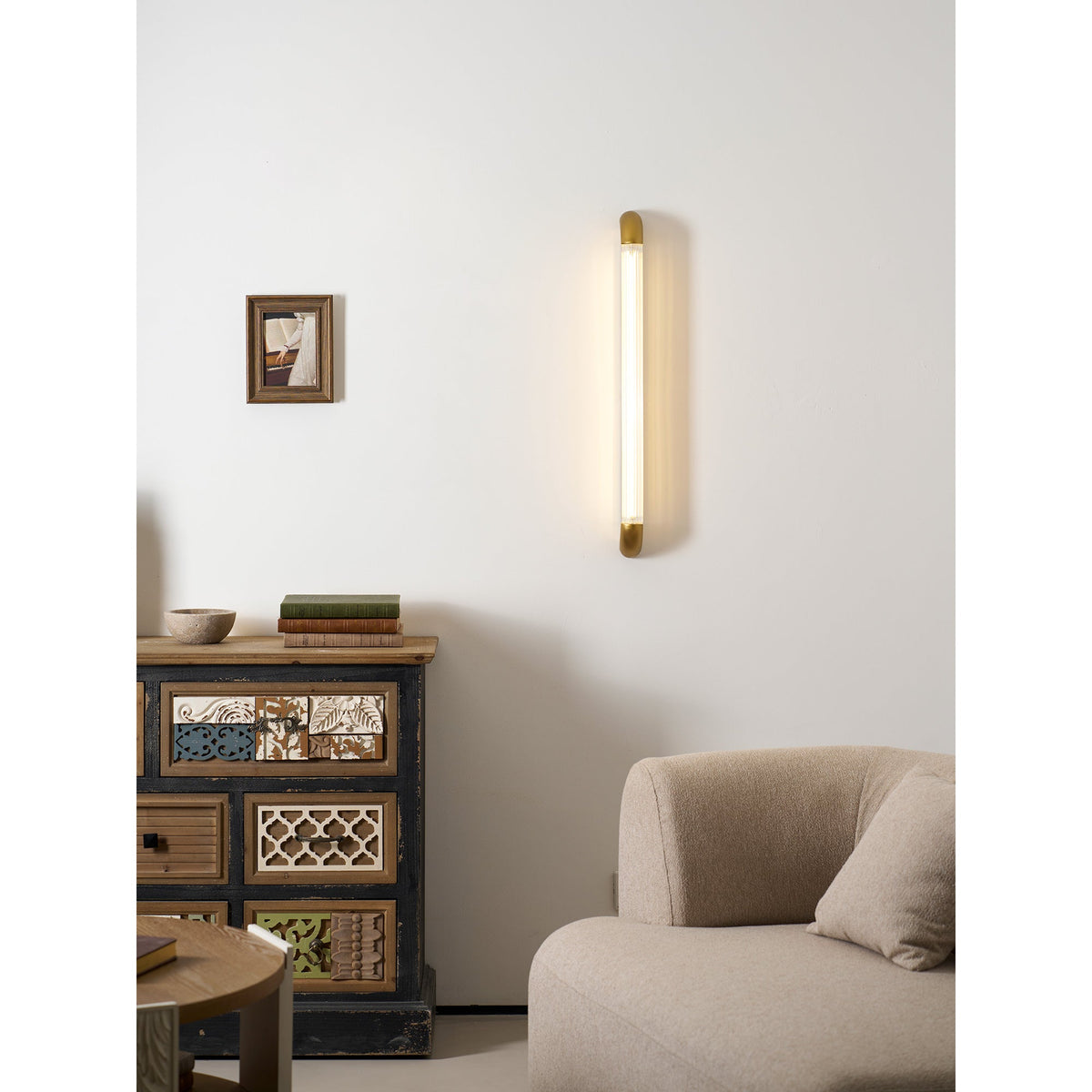 Dovewick Crystal Rod Wall Lamp