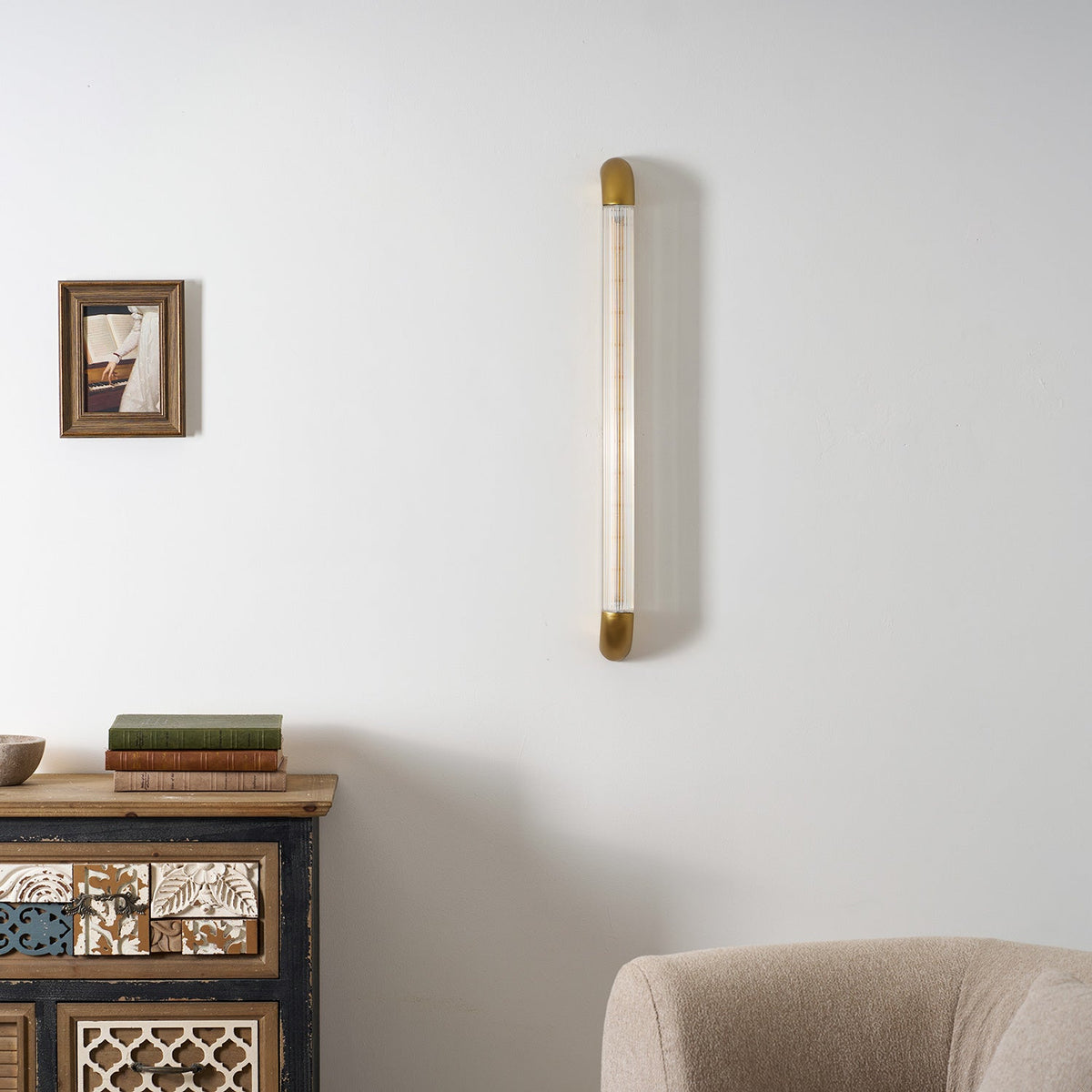 Dovewick Crystal Rod Wall Lamp