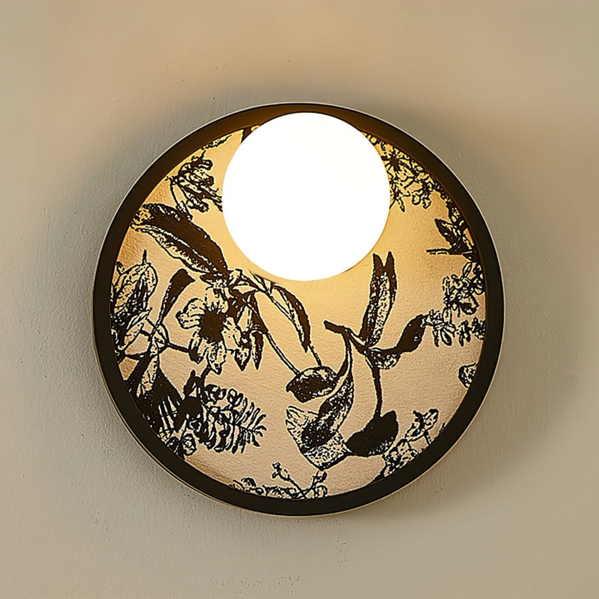 Sytala Premium Nordic Art Orbit Fabric Wall Light