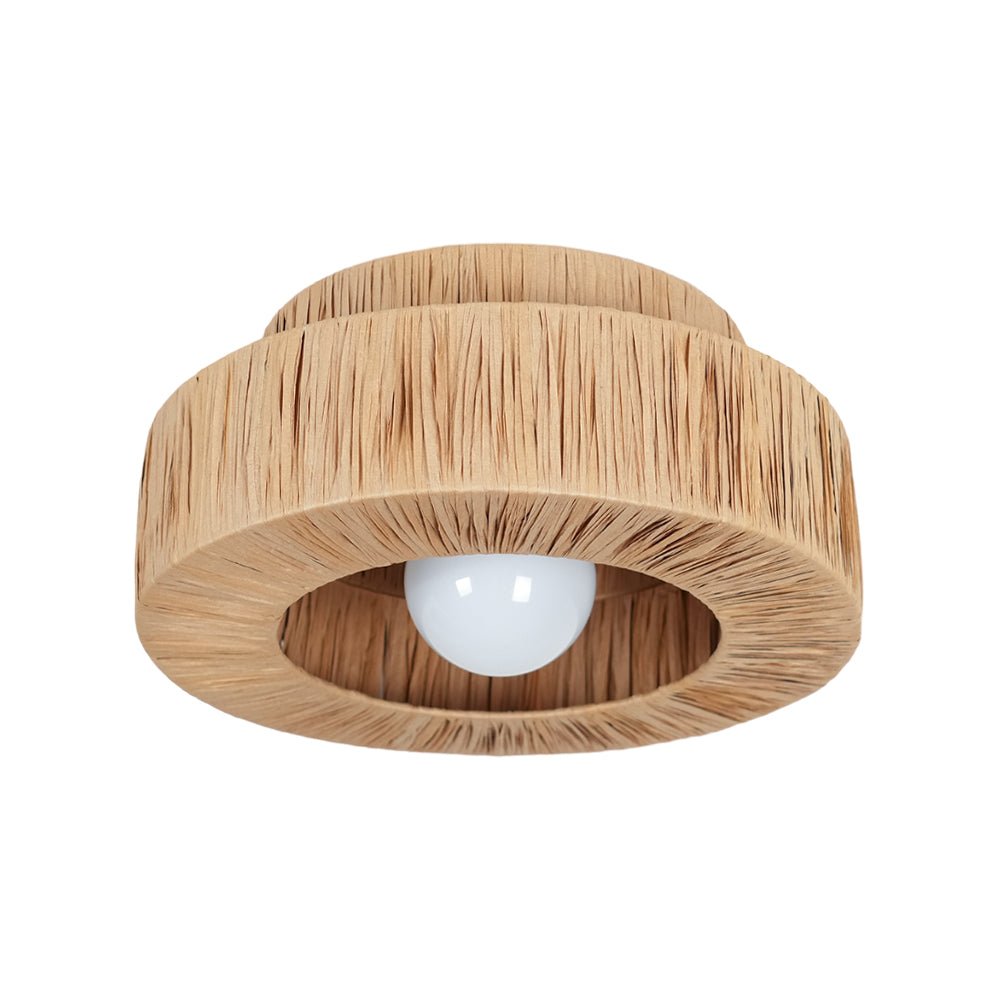Ilthean Natural Straw Art Ceiling Lamp
