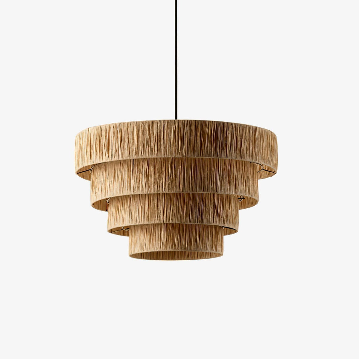 Thyra Straw Traditional Retro Pendant Light