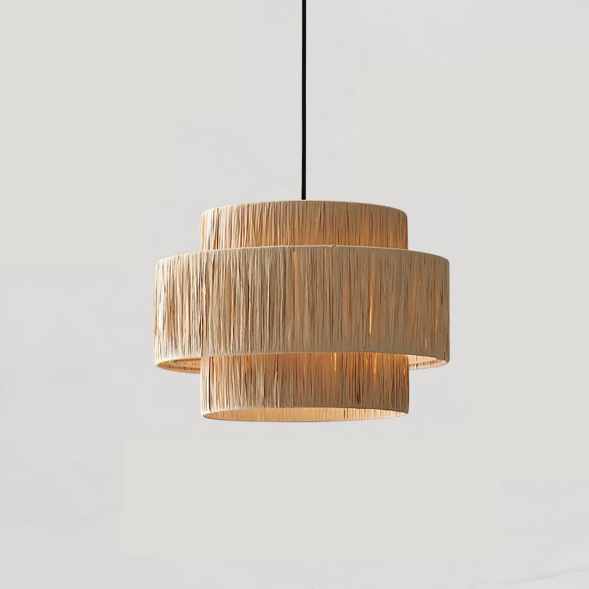 Thyra Straw Traditional Retro Pendant Light