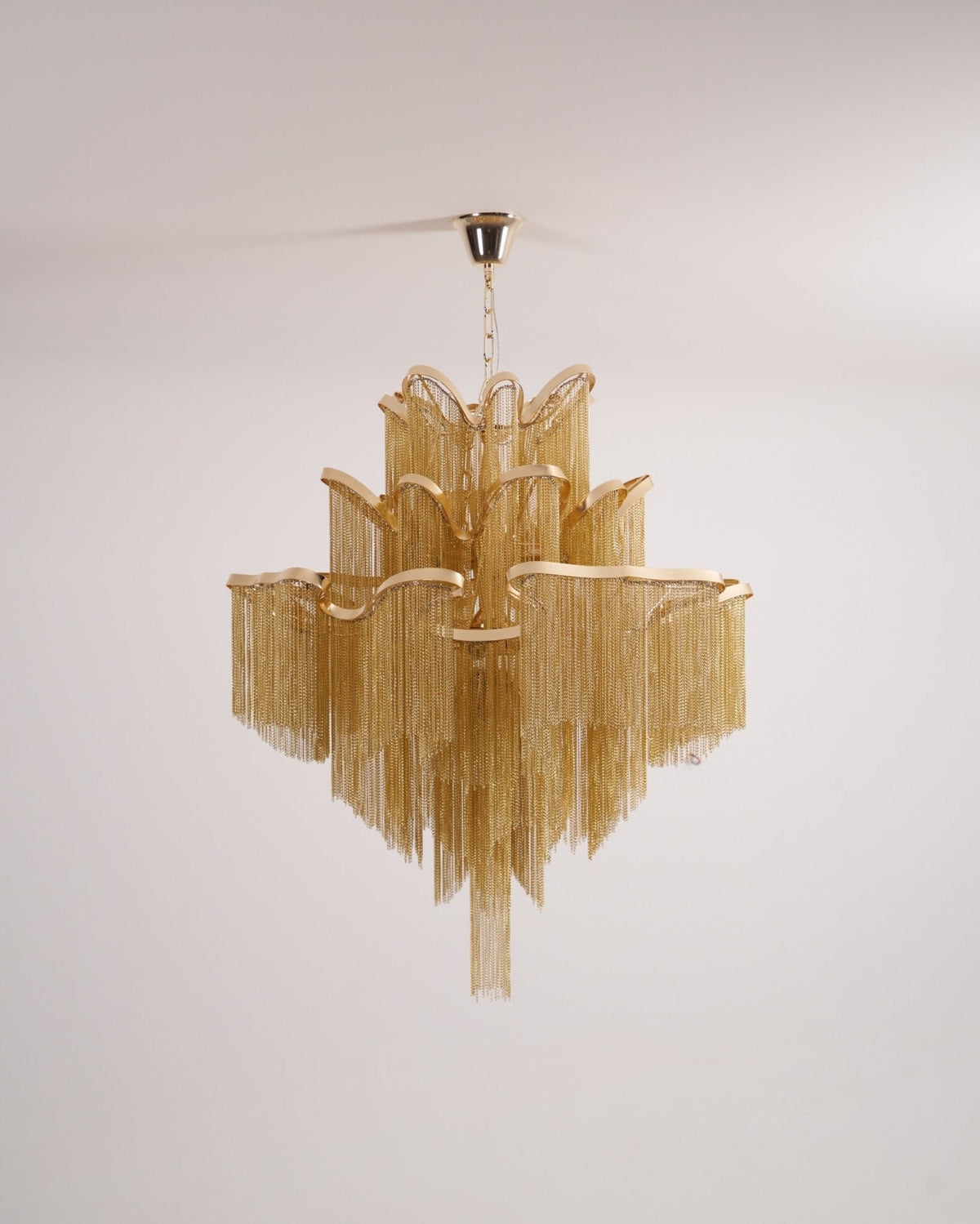 Lustra Pendant Lamp Stream Chain Nickel
