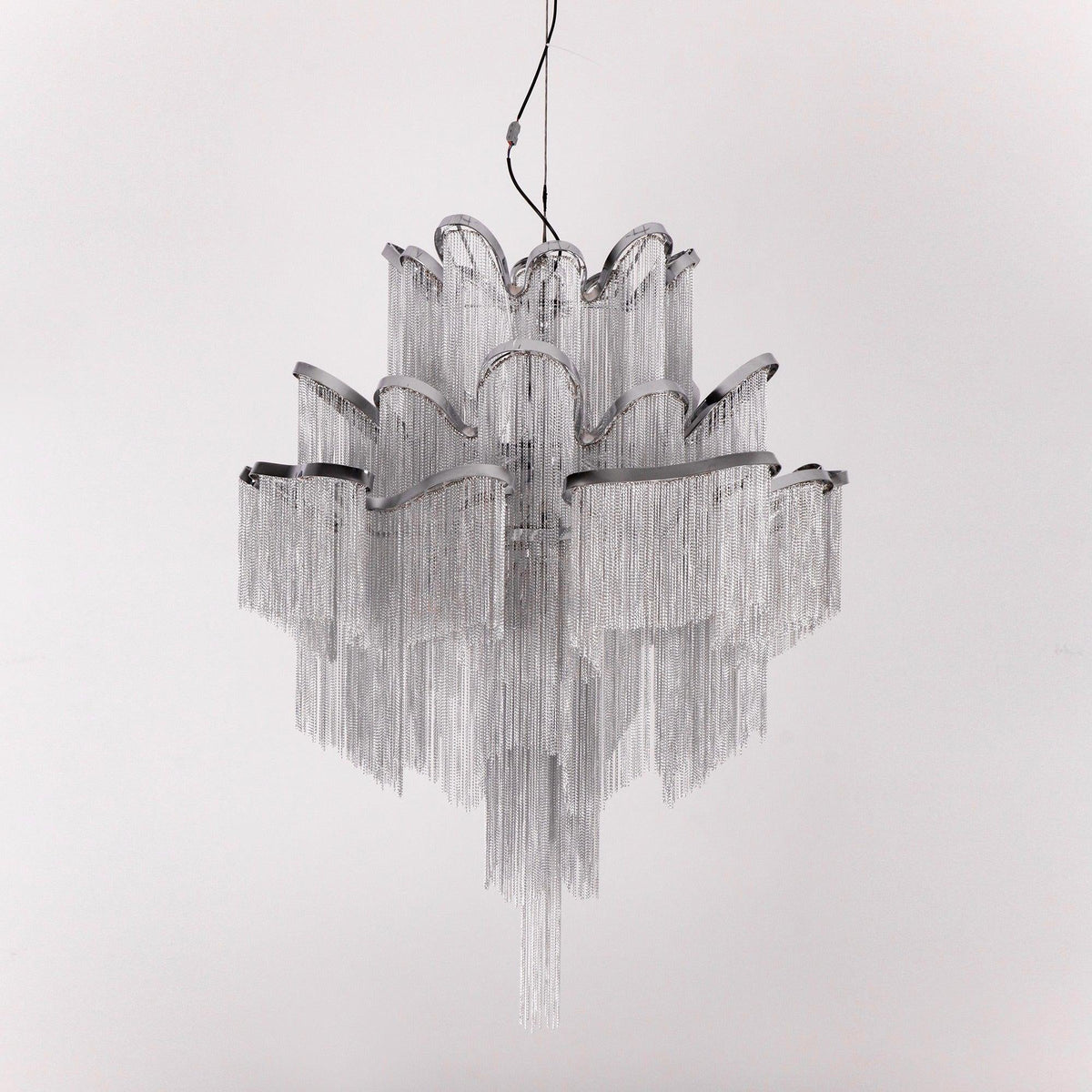 Lustra Pendant Lamp Stream Chain Nickel