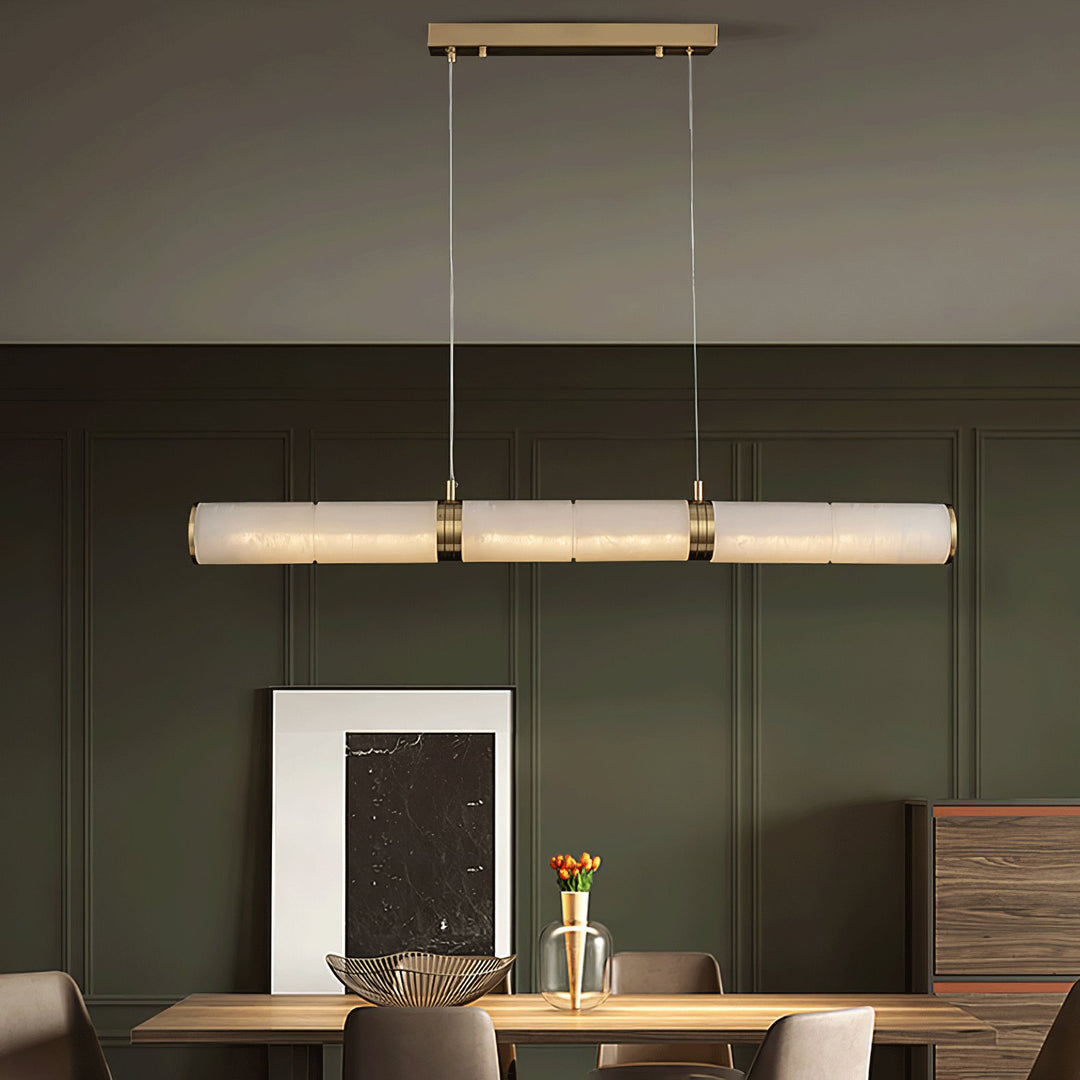 Stream Modern Minimalist Alabaster Pendant Light