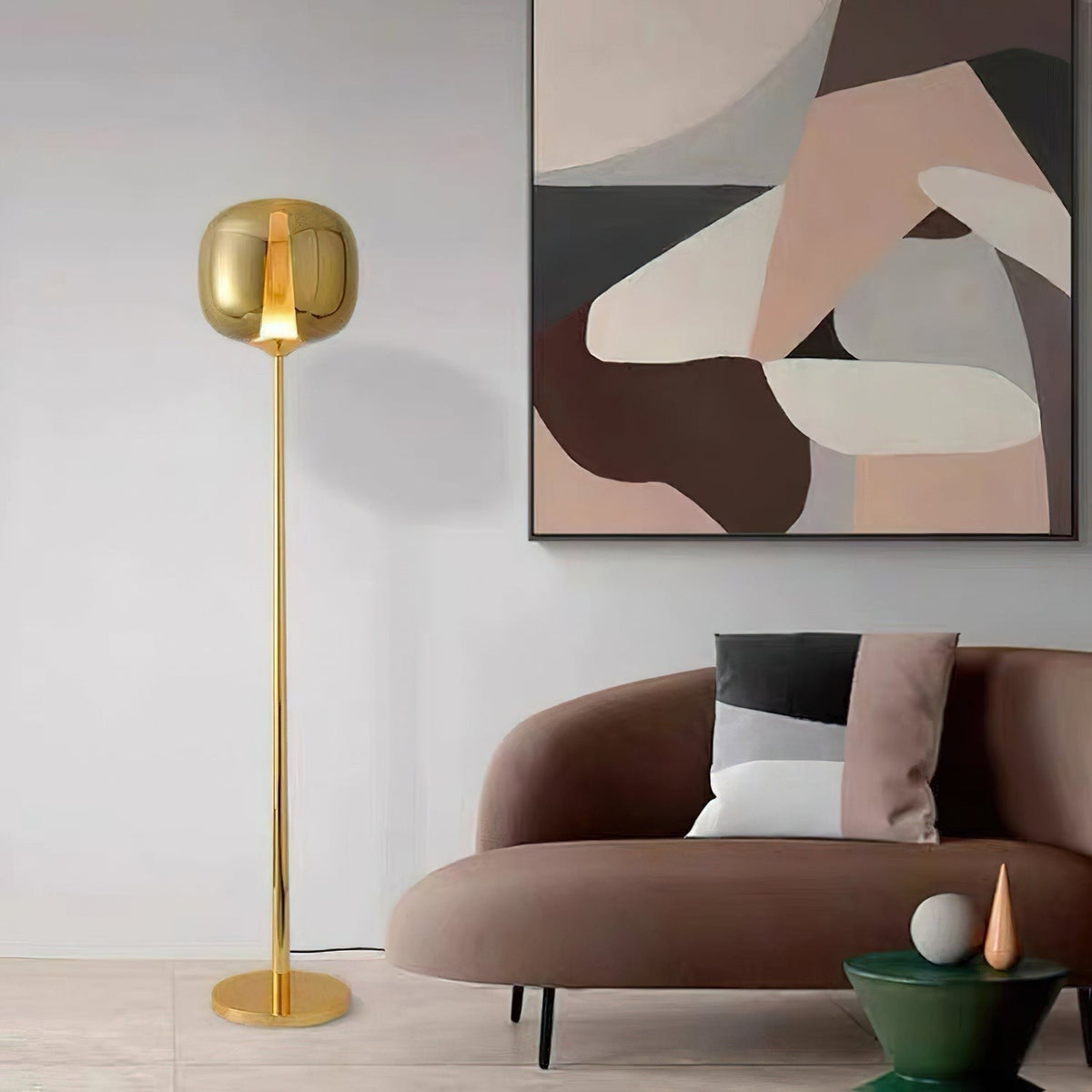 Inglewood Sunset Glass Floor Lamp