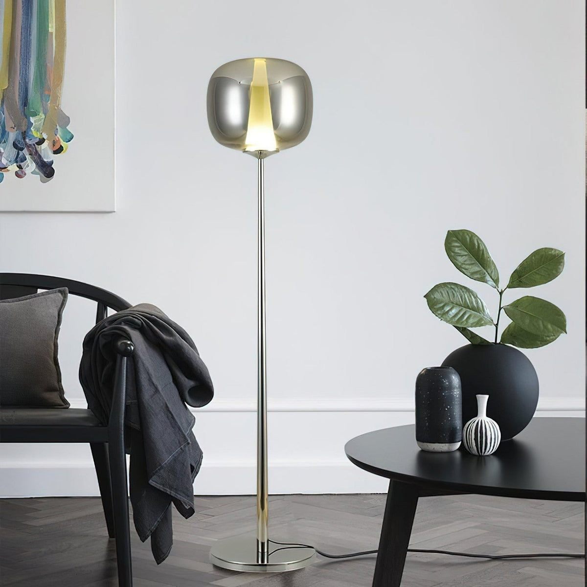 Inglewood Sunset Glass Floor Lamp