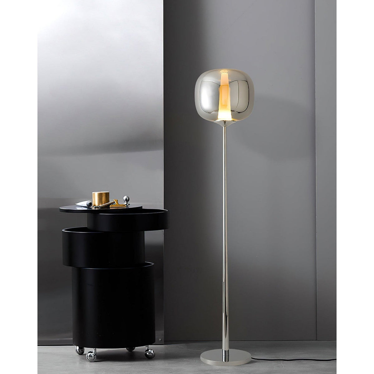 Inglewood Sunset Glass Floor Lamp