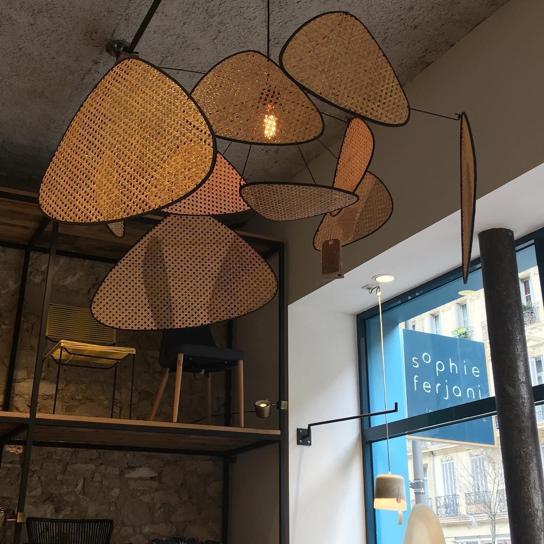 Orelivora Chandelier Screen Cannage Suspension Retro