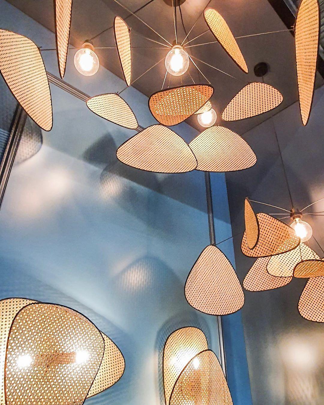 Orelivora Chandelier Screen Cannage Suspension Retro