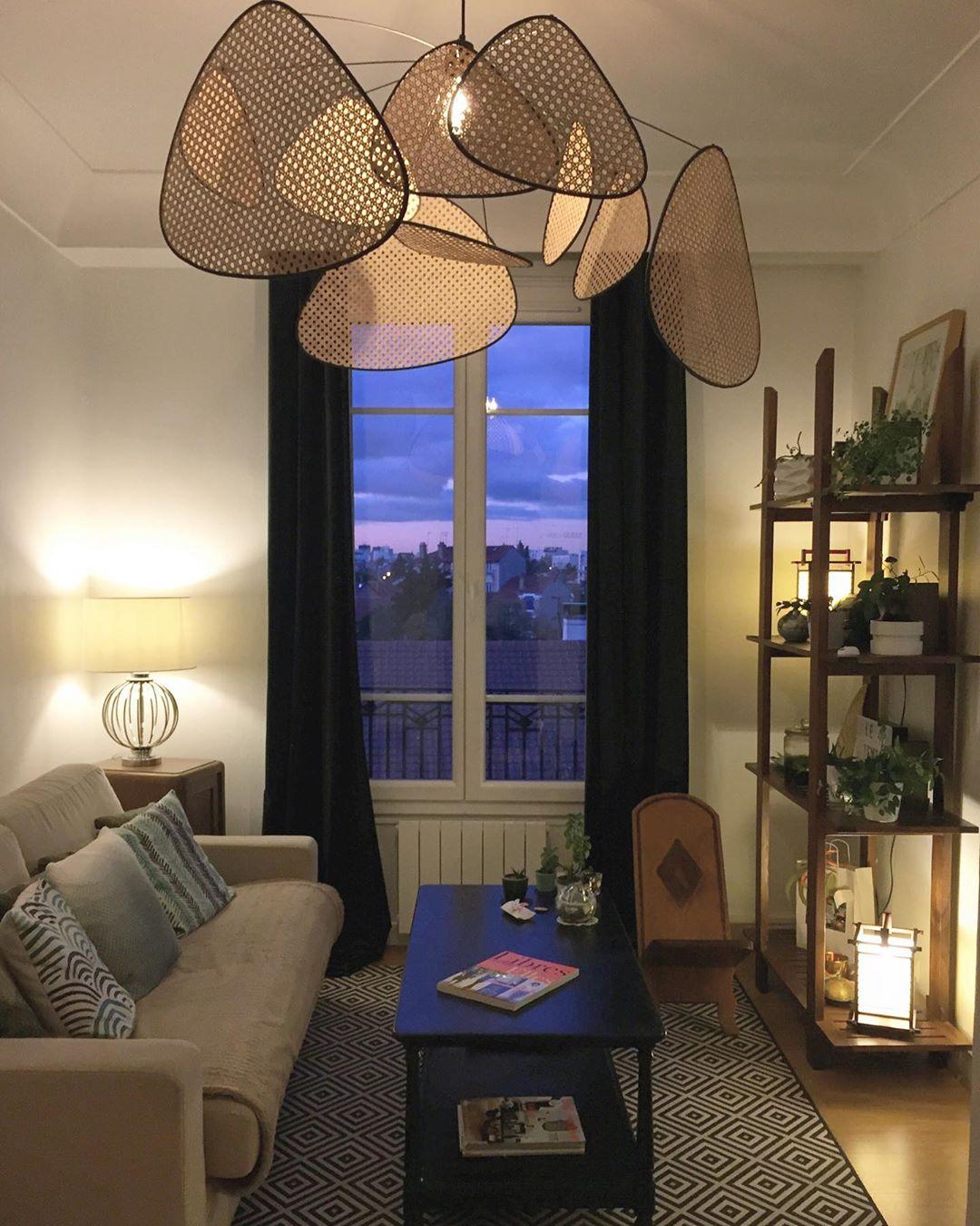 Orelivora Chandelier Screen Cannage Suspension Retro