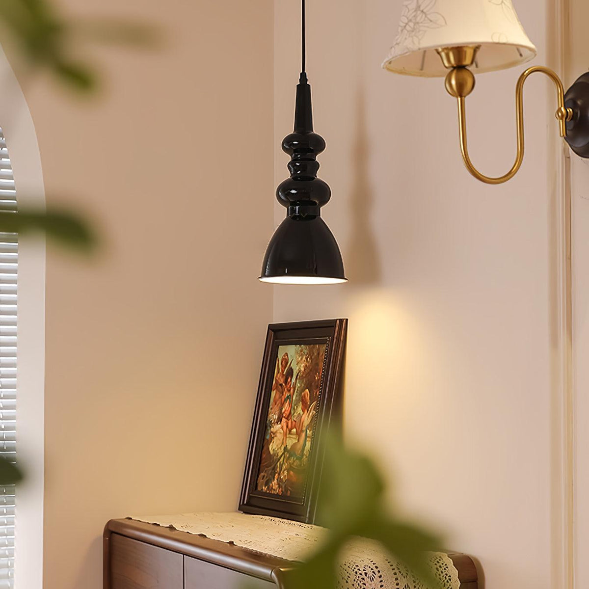 Hven Nordic Art Noir Pendant Light