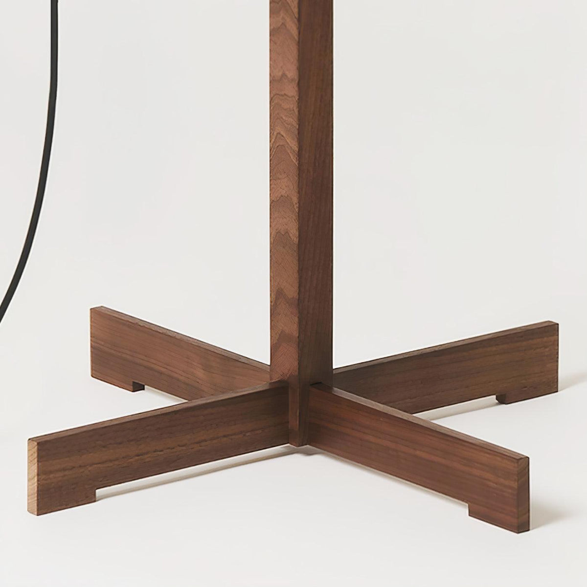 Vindis Wood Fabric Floor Lamp