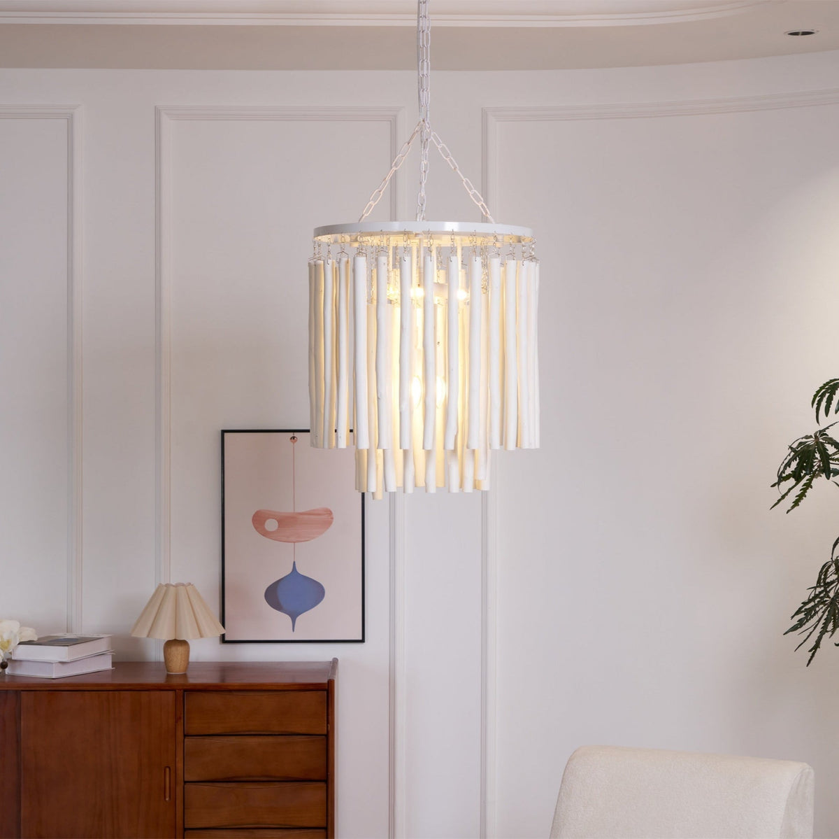 Holix Wood Chandelier