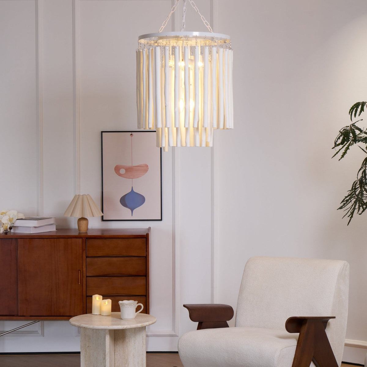 Holix Wood Chandelier