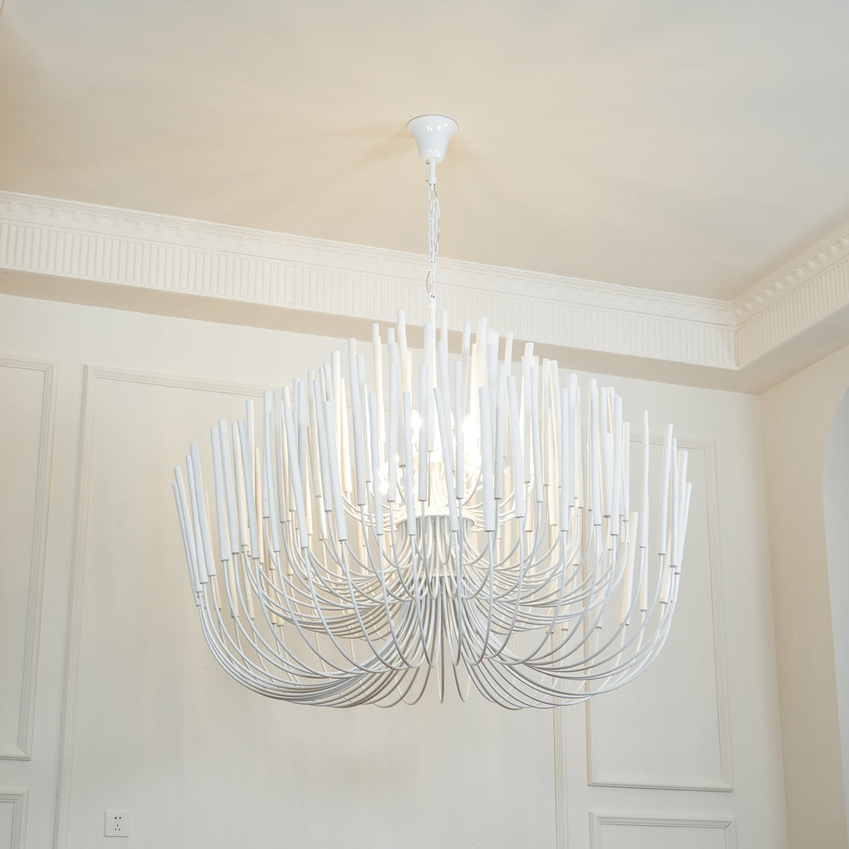 Nyphaiel Postmodern Luxury Wood Chandelier