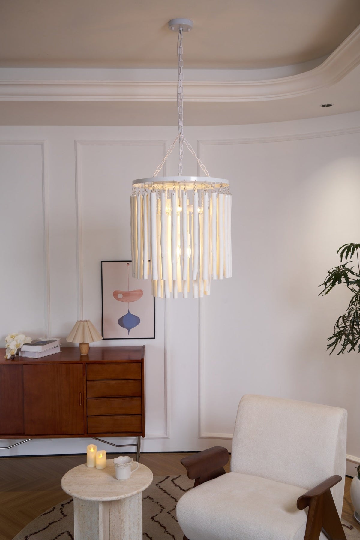 Holix Wood Chandelier